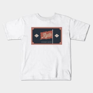 Navy flag logo Kids T-Shirt